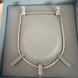 Swarovski Matrix Tennis Necklace and Earrings set